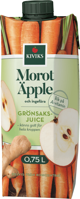 Grönsaksjuice Morot Äpple Ingefära