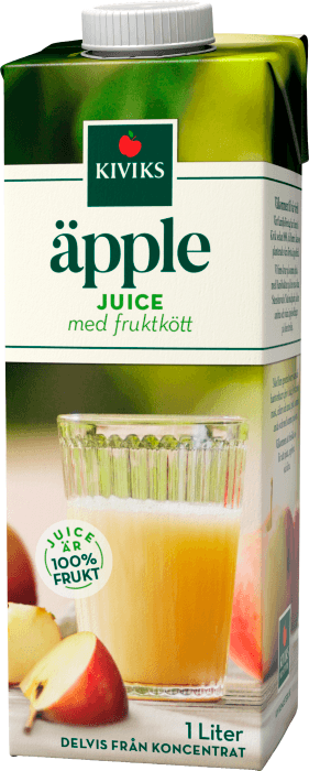 Äppeljuice med fruktkött