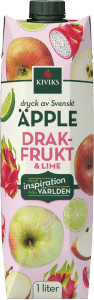 Dryck Äpple Drakfrukt Lime