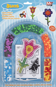 Pärlor & Pärlplatta Blomma