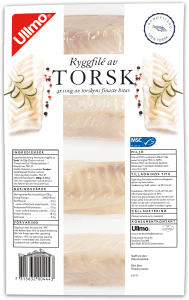 Torsk Ryggfilé MSC 4-p