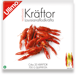 Kräftor Fryst