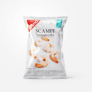 Scampi med skal Fryst