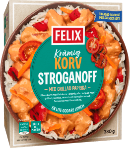 Krämig Korv Stroganoff Fryst