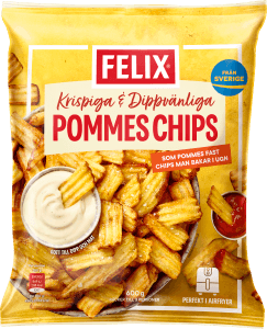 Pommes Chips Fryst