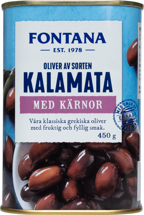 Kalamata Oliver med Kärnor