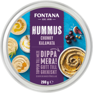 Hummus med Kalamata Oliver