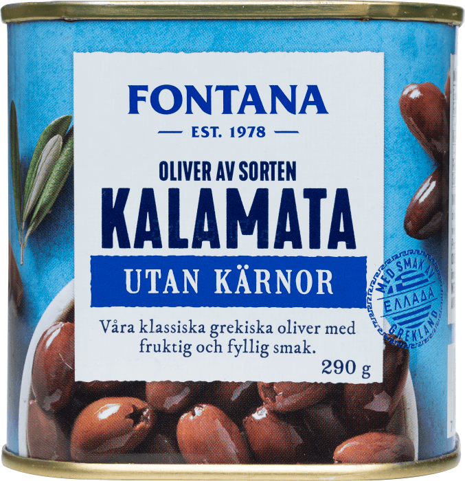 Kalamata Oliver utan Kärnor