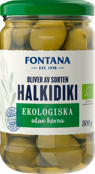 Halkidiki Oliver utan Kärnor EKO