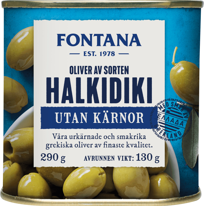 Halkidiki Oliver utan Kärnor