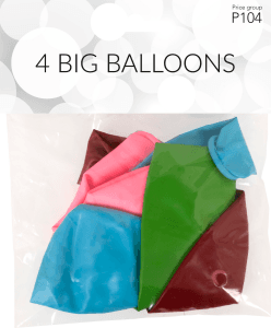 Maxiballonger 4-pack