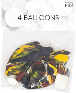 Ballonger Flerfärgad