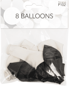 Ballonger Svarta & Vita