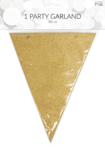 Partyvimpel Guld/Glitter