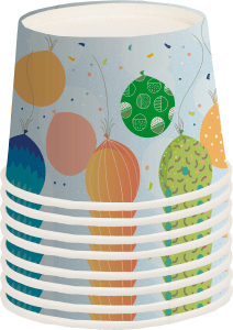 Glassbägare Ballonger