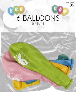 Ballonger Siffra 6