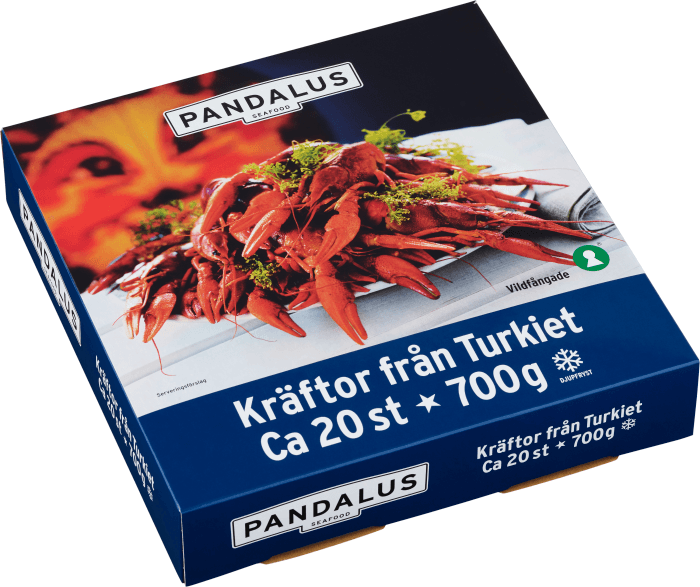 Kräftor Fryst