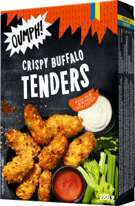 Crispy Buffalo Vegansk Fryst