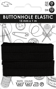 Knapphålsresår Svart