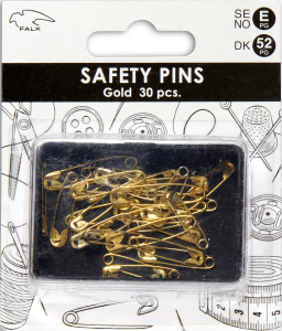 Säkerhetnål mässing