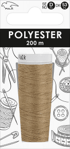 Sytråd Polyester Beige