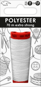 Sytråd extra stark vit