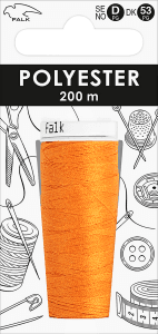 Sytråd Polyester Ljusorange