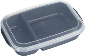 Matlåda Grå Med Avdelare