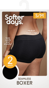 Boxer Seamless Svart S/M