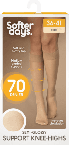 Knästrumpa Support 70den 37-40