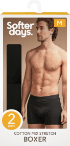 Herrboxer M Svart