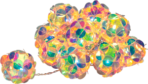 Slinga Diamantbollar 10 LED med timer