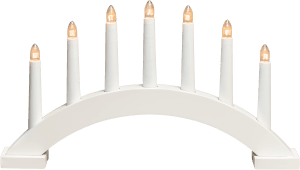 Ljusstake Vit
