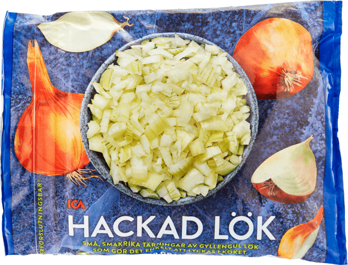 Färdighackad lök Fryst