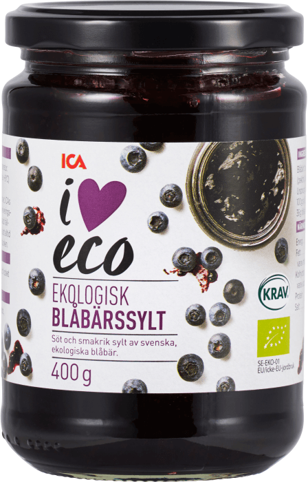 Blåbärssylt KRAV