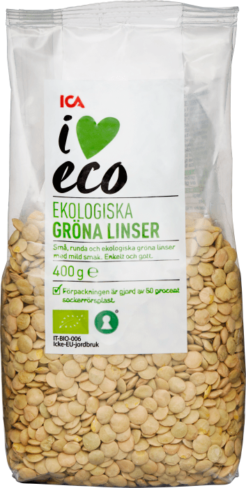 Gröna linser KRAV