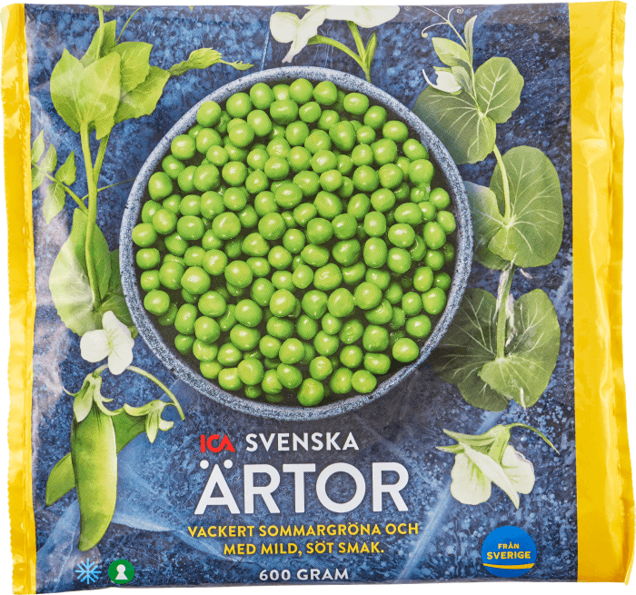 Ärtor Fryst