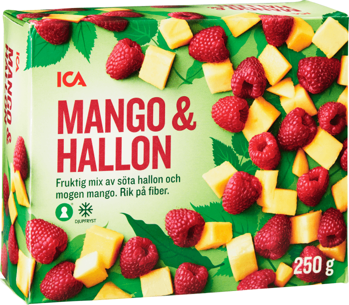 Mango & hallon Fryst