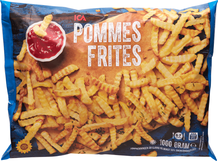 Pommes frites Fryst