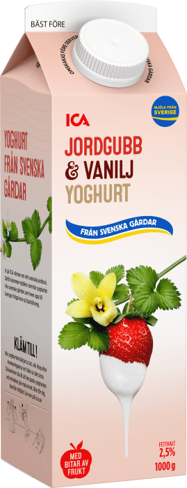 Yoghurt Jordgubb Vanilj 2,5%
