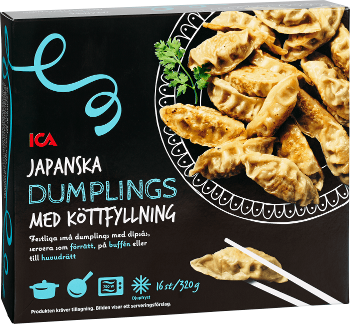 Dumplings med köttfyllning Fryst