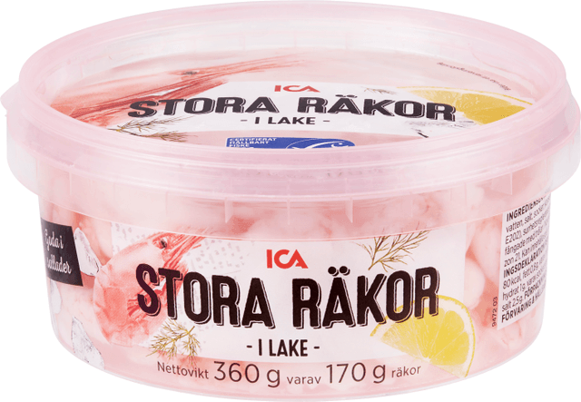 Räkor Stora i Lake