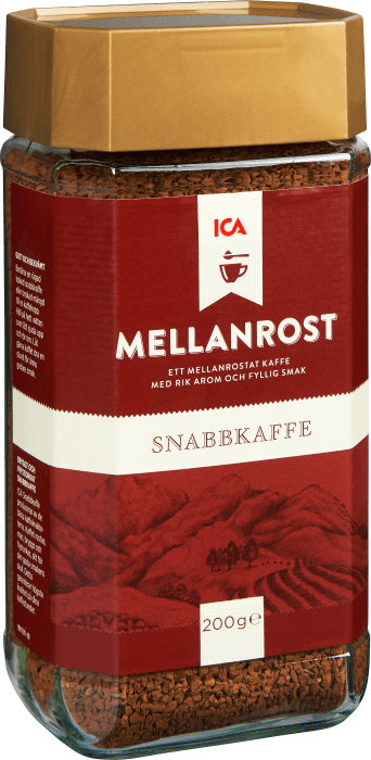 Mellanrost Snabbkaffe Glas