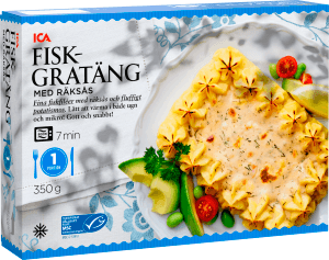 Fiskgratäng räksås Fryst