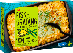 Fiskgratäng dillsås Fryst
