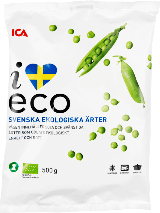 Ärtor Fryst Eko