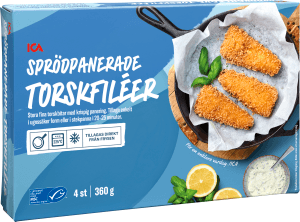 Sprödpanerad torskfilé