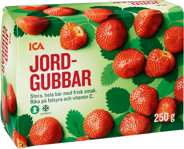 Jordgubbar Fryst