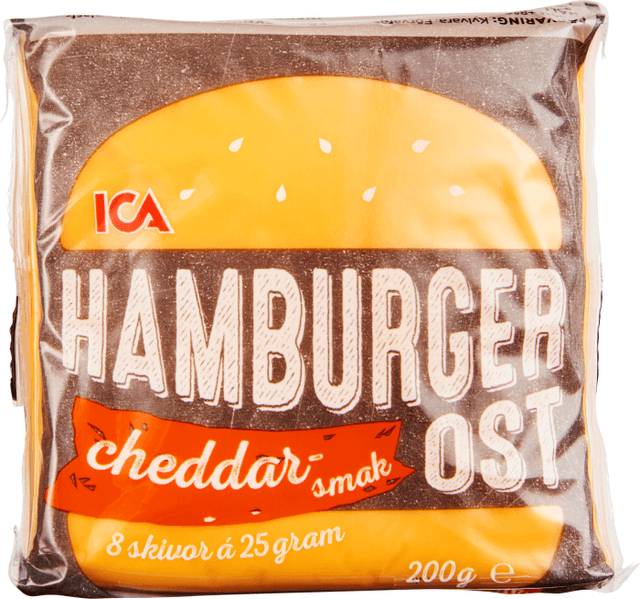 Hamburgerost Cheddarsmak