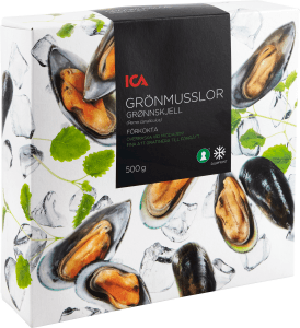 Grönmusslor Fryst